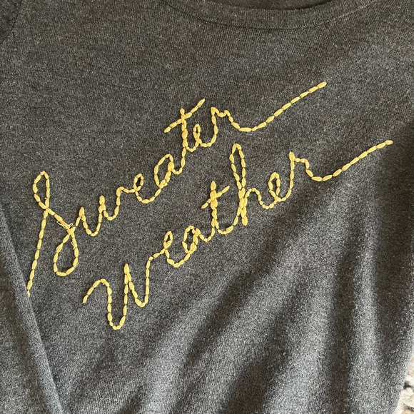 Cielo Sweater Weather pullover grey sweater - Picture 2 of 3